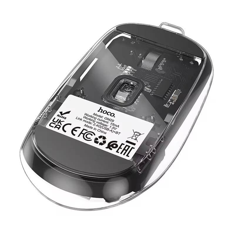 Миша бездротова Hoco GM29 Mysterios Bluetooth + 2.4G - Зображення 2