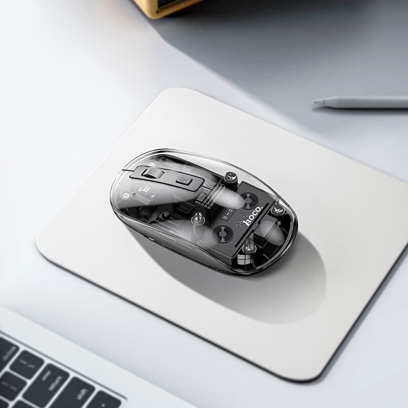 Миша бездротова Hoco GM29 Mysterios Bluetooth + 2.4G - Зображення 4