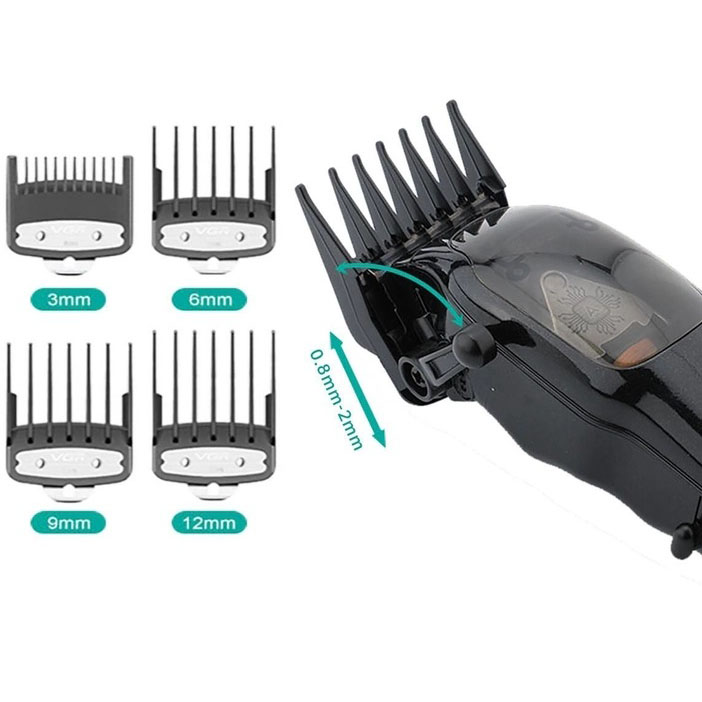 Машинка для стрижки волосся VGR Hair Clipper V-653 Voyager, бездротова електробритва, для дому - Зображення 4