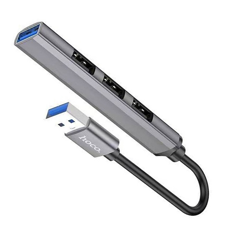Перехідник Hoco HB26 4in1 (USB to USB3.0+USB2.0*3) - Зображення 2