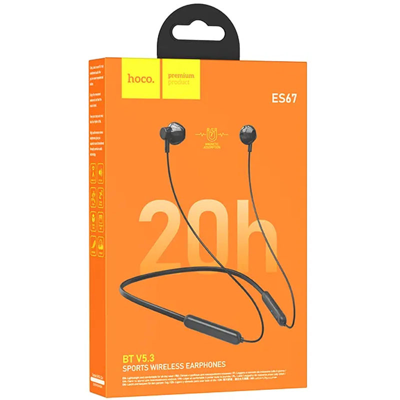 Bluetooth Навушники Hoco ES67 Perception neckband - Зображення 5