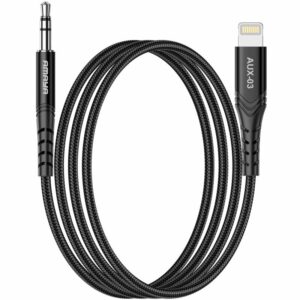 Аудіо кабель Aux Amaya AUX-03 (Lightning to AUX 3.5mm) (1m)