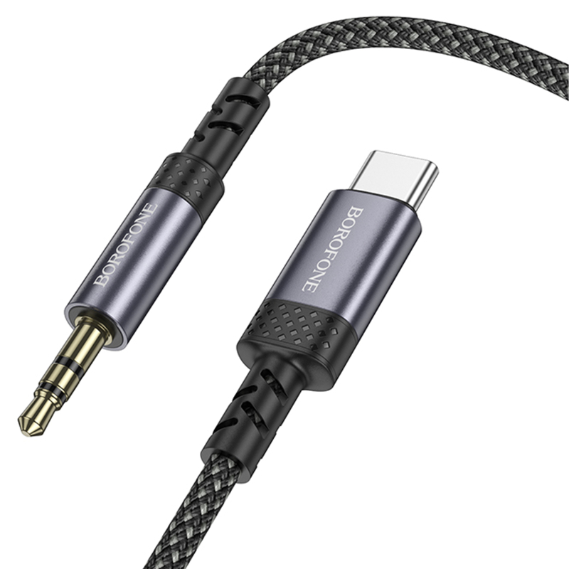 Аудіо кабель Aux Borofone BL24 Graceful Type-C to AUX 3.5mm) (1m) - Зображення 4
