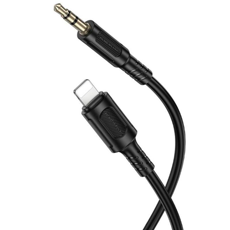 Аудіо кабель Aux Borofone BL25A Nice (Lightning to AUX 3.5mm) (1m) - Зображення 2