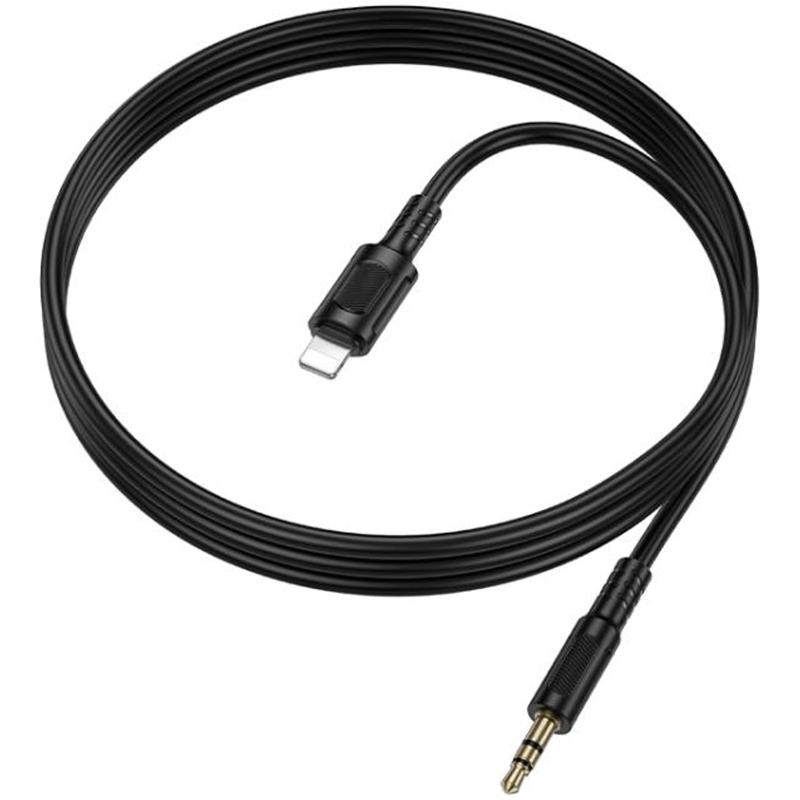 Аудіо кабель Aux Borofone BL25A Nice (Lightning to AUX 3.5mm) (1m) - Зображення 5