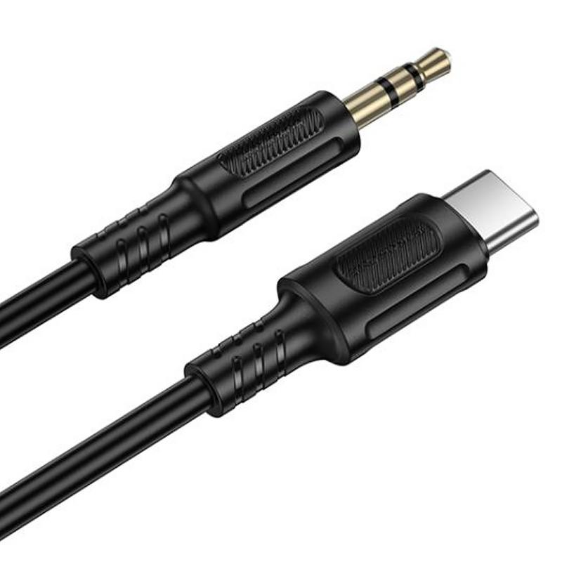 Аудіо кабель Aux Borofone BL25B Nice (Type-C to AUX 3.5mm) (1m) - Зображення 2