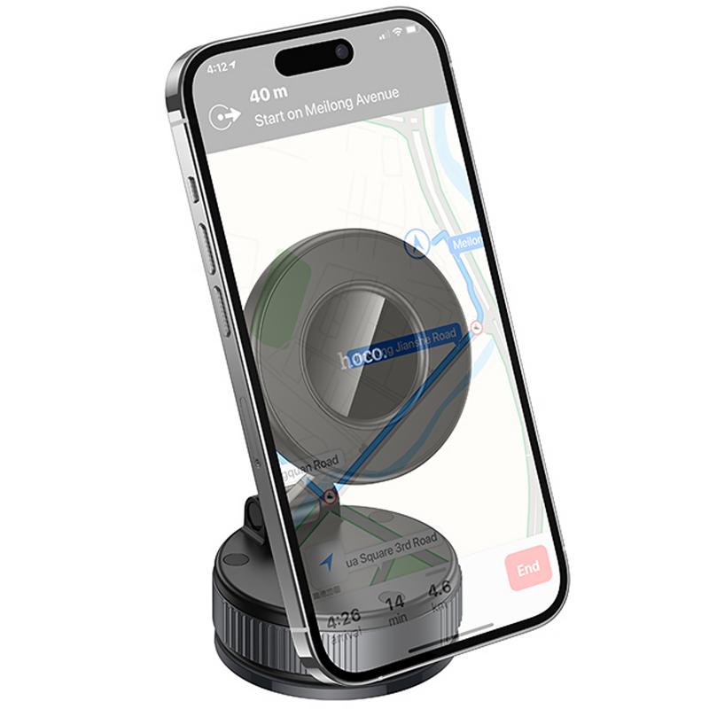 Автотримач Hoco H86 Dragon manual suction cup magnetic (universal) - Зображення 2