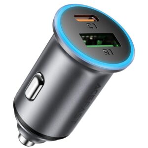 Автомобільний зарядний пристрій Acefast B15 PD20W+QC3.0 total 65W (1USB-A/1C)