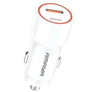 Автомобільний зарядний пристрій Amaya ACC-04 PD22.5W+QC3.0 total 37.5W (1USB-A/1C)