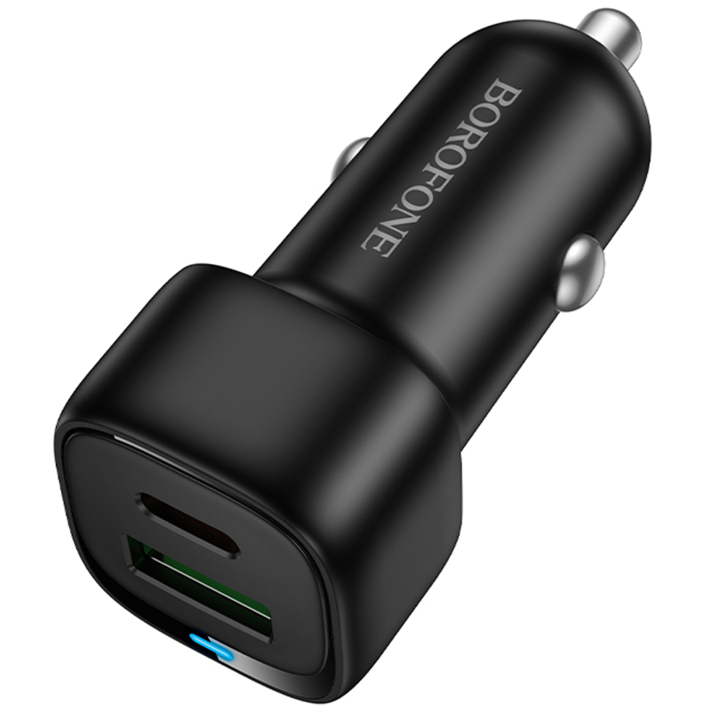 Автомобільний зарядний пристрій Borofone BZ34B Cloud PD20W+QC3.0 total 38W (1USB-A/1C) - Зображення 3