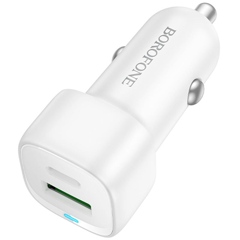 Автомобільний зарядний пристрій Borofone BZ34B Cloud PD20W+QC3.0 total 38W (1USB-A/1C) - Зображення 3