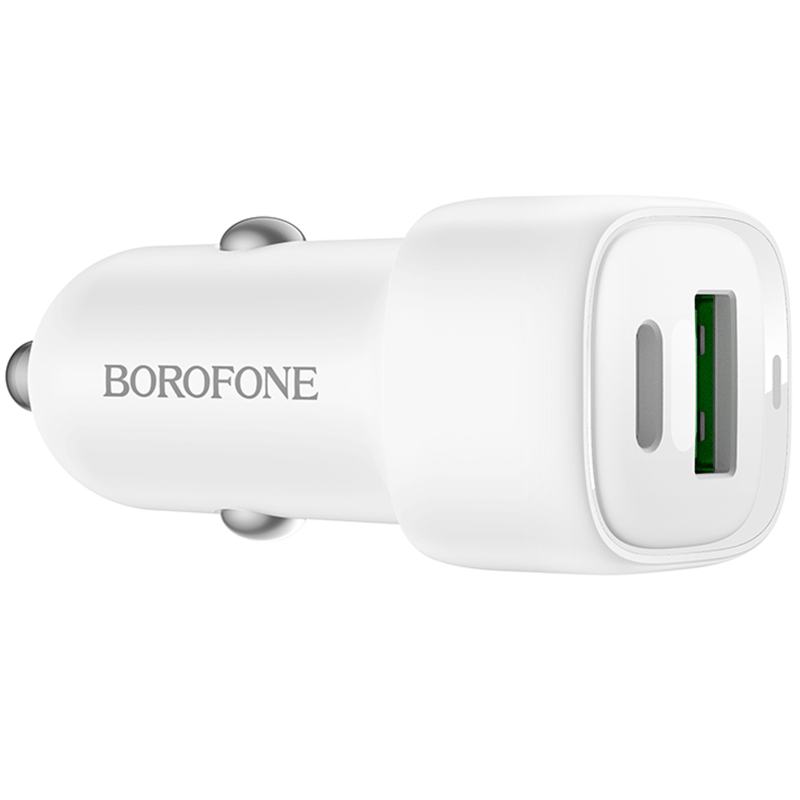 Автомобільний зарядний пристрій Borofone BZ34B Cloud PD20W+QC3.0 total 38W (1USB-A/1C) - Зображення 4