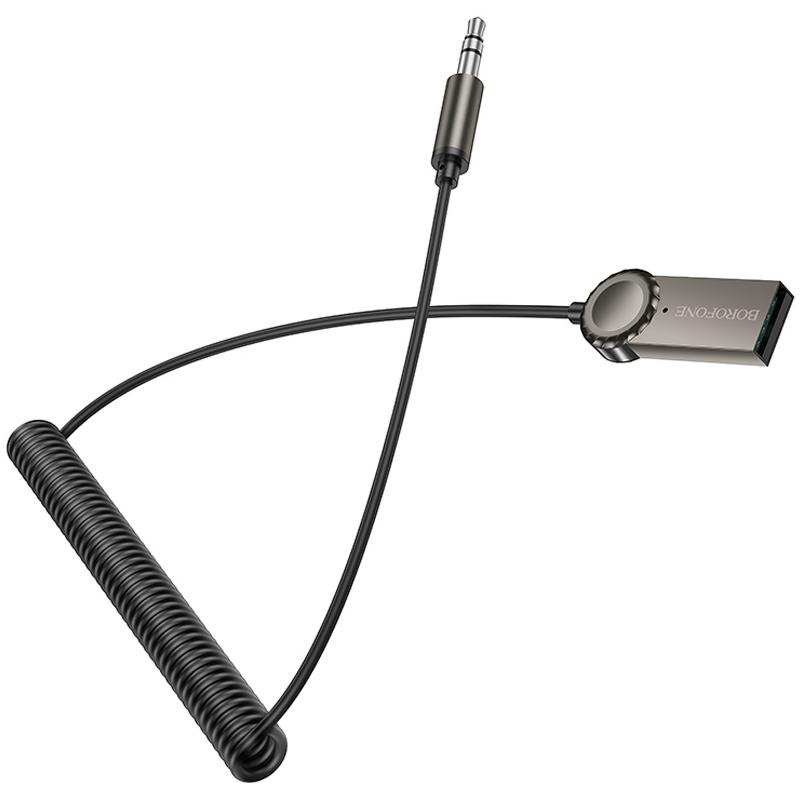 Bluetooth аудіо ресивер Borofone BC56 Peaceful (AUX 3.5mm+USB-A) - Зображення 2
