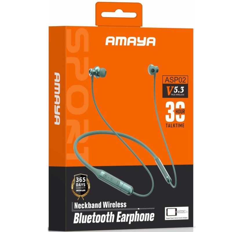 Bluetooth Навушники Amaya ASP02 Sports headphones - Зображення 2
