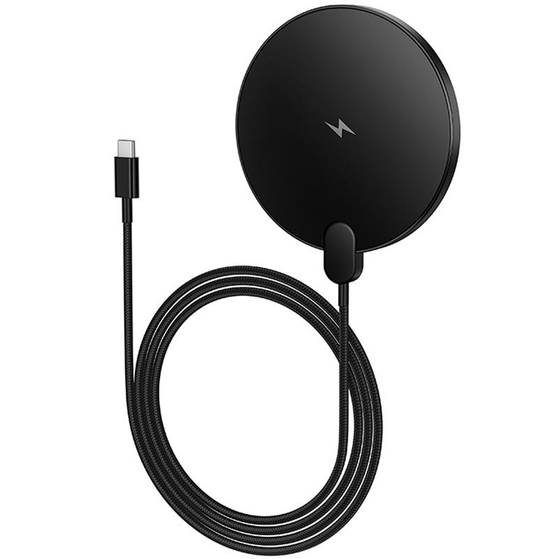 Бездротовий зарядний пристрій Hoco CW62 Peak with digital display and cable 15W - Зображення 4