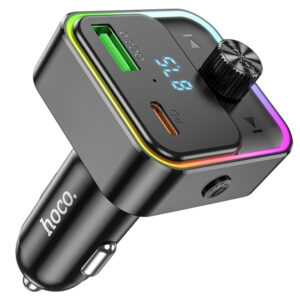 Автомобільний зарядний пристрій FM модулятор Hoco E81 Fantasy PD30W+QC3.0 (1USB-A/1C)