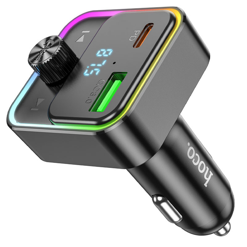 Автомобільний зарядний пристрій FM модулятор Hoco E81 Fantasy PD30W+QC3.0 (1USB-A/1C) - Зображення 2