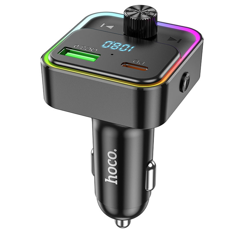 Автомобільний зарядний пристрій FM модулятор Hoco E81 Fantasy PD30W+QC3.0 (1USB-A/1C) - Зображення 3