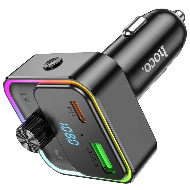 Автомобільний зарядний пристрій FM модулятор Hoco E81 Fantasy PD30W+QC3.0 (1USB-A/1C) - Зображення 4