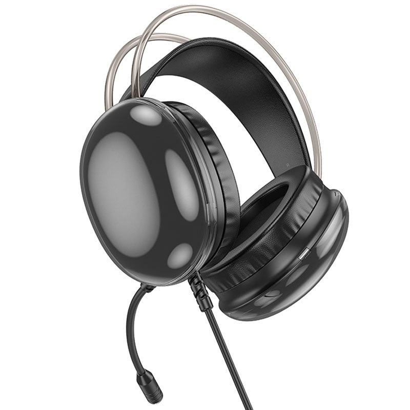 Накладні навушники Hoco W109 Plus Rich USB7.1 channel gaming (USB/2m) - Зображення 5