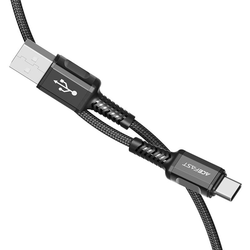 Дата кабель Acefast C1-04 USB to Type-C 3A (1.2m) - Зображення 2