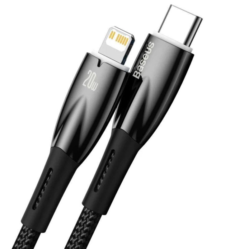 Дата кабель Baseus Glimmer Series Fast Charging Data Cable Type-C to Lightning 20W 1m (CADH000001) - Зображення 2