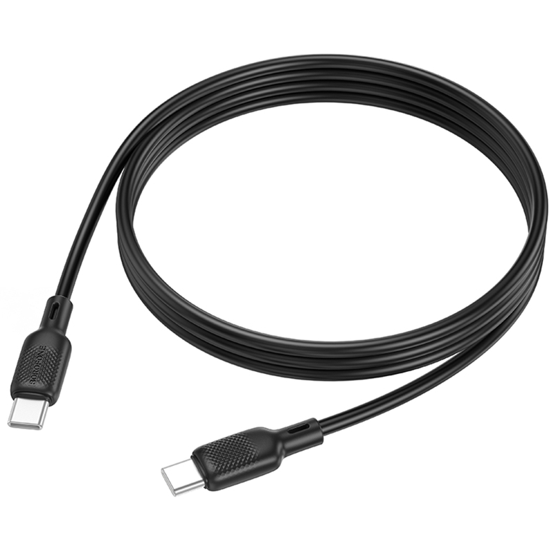 Дата кабель Borofone BX113 Lenny Type-C to Type-C 60W (1m) - Зображення 5