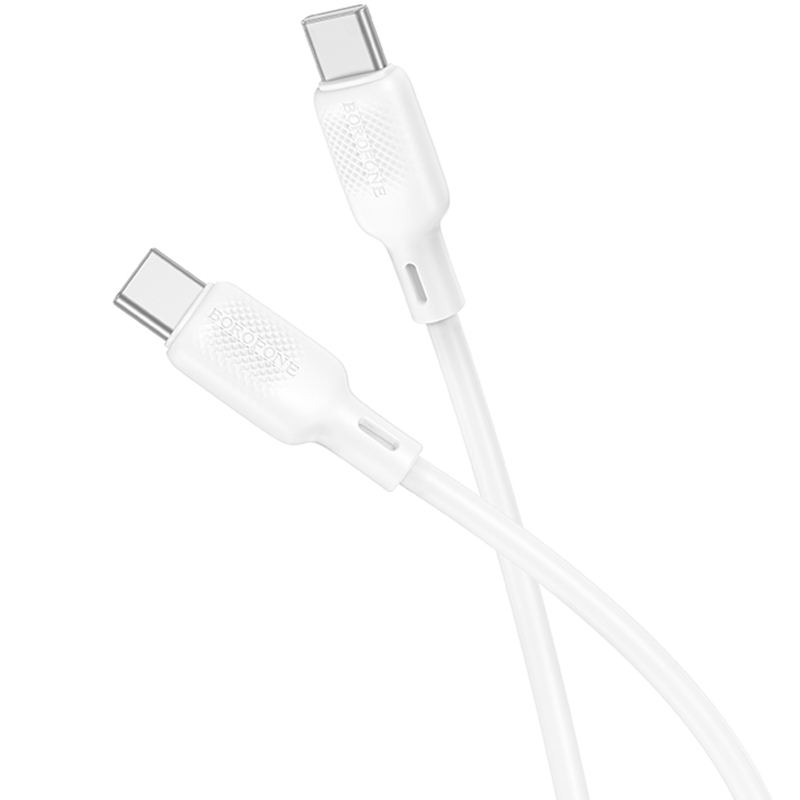 Дата кабель Borofone BX113 Lenny Type-C to Type-C 60W (1m) - Зображення 3