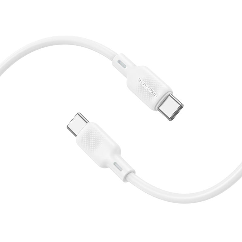 Дата кабель Borofone BX113 Lenny Type-C to Type-C 60W (1m) - Зображення 4