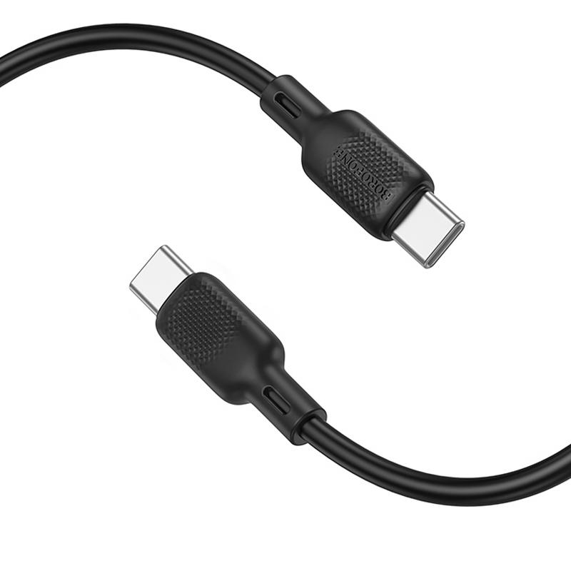 Дата кабель Borofone BX113 Lenny Type-C to Type-C 60W (2m) - Зображення 3