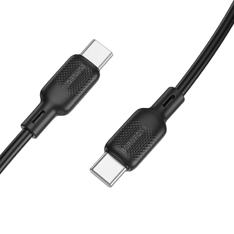 Дата кабель Borofone BX113 Lenny Type-C to Type-C 60W (2m) - Зображення 4