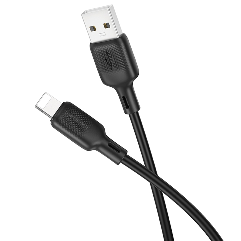 Дата кабель Borofone BX113 Lenny USB to Lightning 2.4A (1m) - Зображення 3