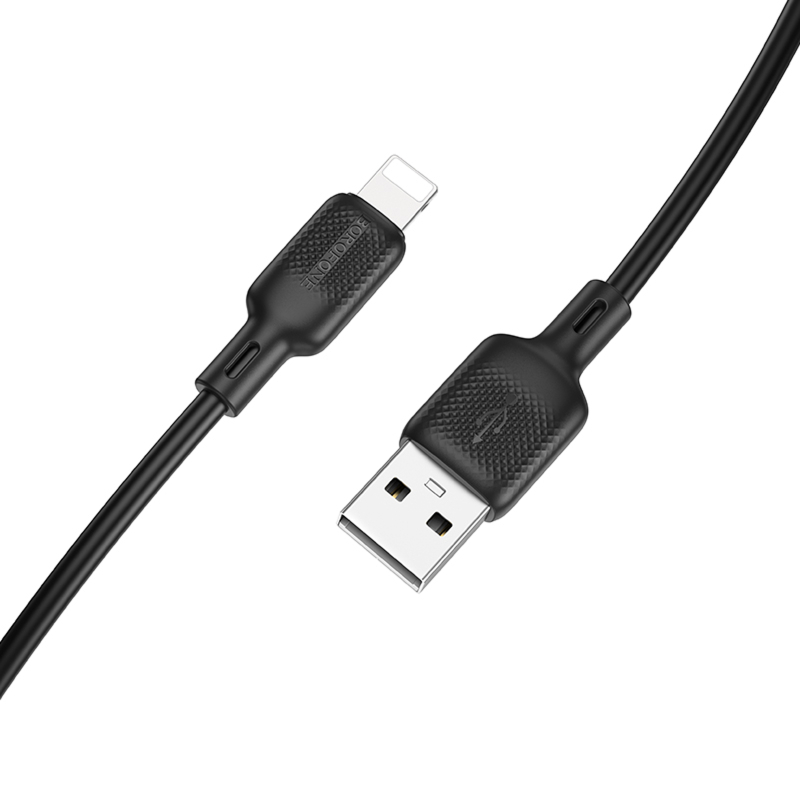 Дата кабель Borofone BX113 Lenny USB to Lightning 2.4A (1m) - Зображення 4