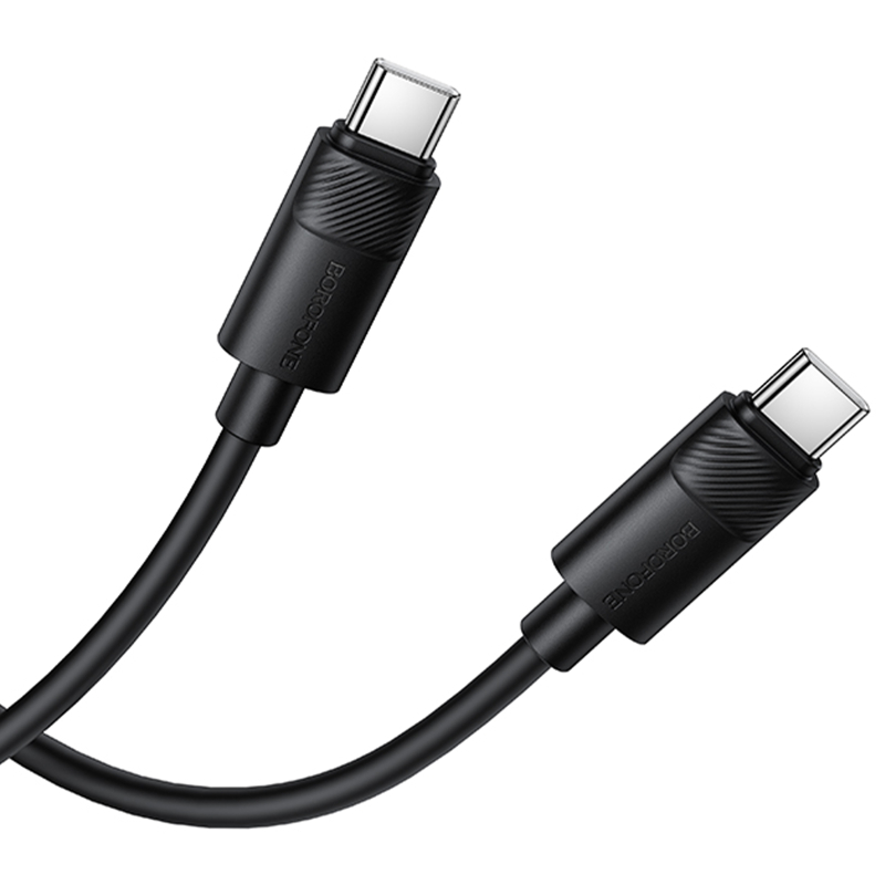 Дата кабель Borofone BX123 Leya Type-C to Type-C 60W (1m) - Зображення 4