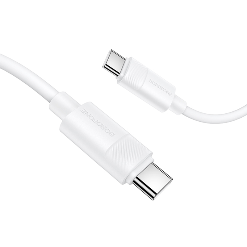 Дата кабель Borofone BX123 Leya Type-C to Type-C 60W (1m) - Зображення 3