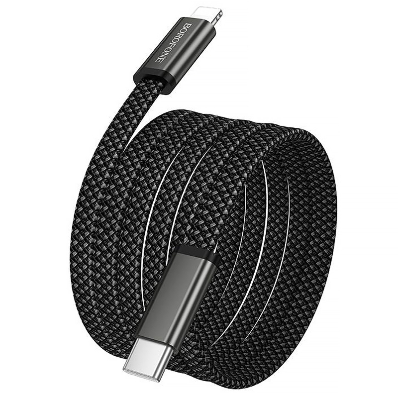 Дата кабель Borofone BX124 Peace Type-C to Lightning 30W (1m) - Зображення 6