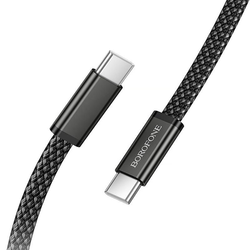 Дата кабель Borofone BX124 Peace Type-C to Type-C 60W (1m) - Зображення 4