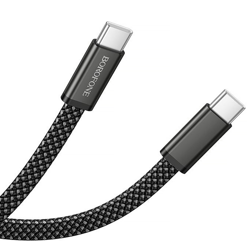 Дата кабель Borofone BX124 Peace Type-C to Type-C 60W (1m) - Зображення 5