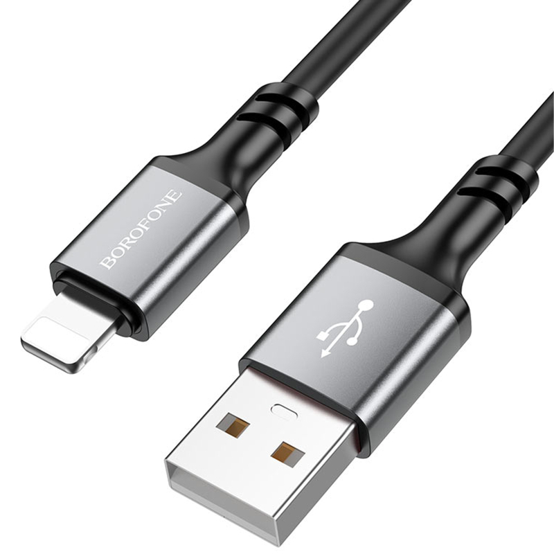 Дата кабель Borofone BX83 Famous USB to Lightning 2.4A (1m) - Зображення 2