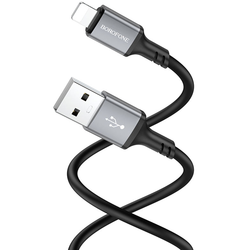 Дата кабель Borofone BX83 Famous USB to Lightning 2.4A (1m) - Зображення 3