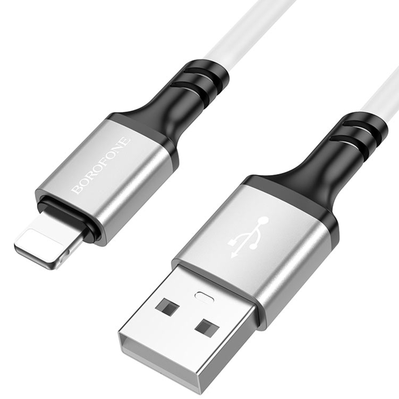 Дата кабель Borofone BX83 Famous USB to Lightning 2.4A (1m) - Зображення 2