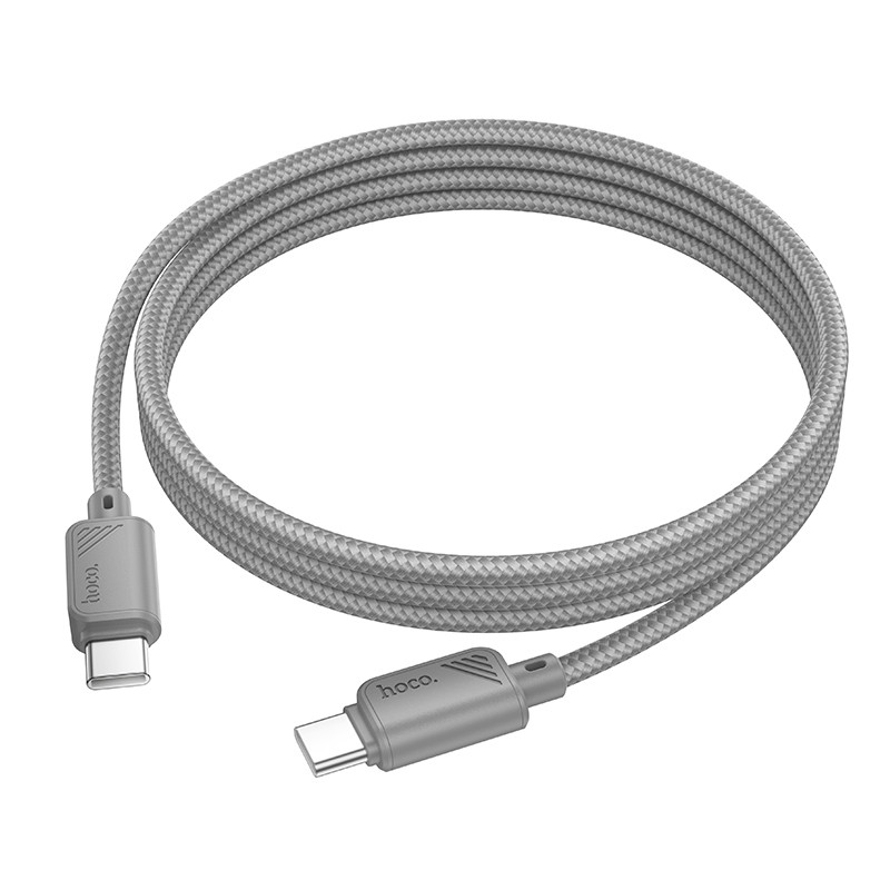 Дата кабель Hoco X113 Beneficio Type-C to Type-C 60W (1m) - Зображення 2