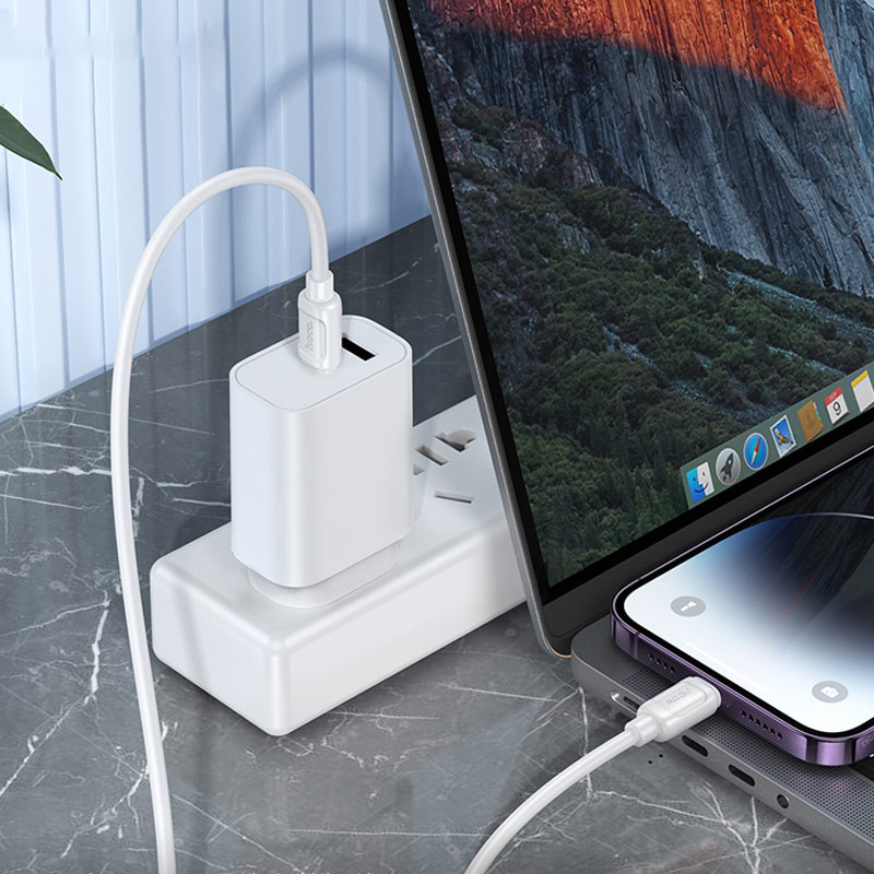 Дата кабель Hoco X115 Surpass Type-C to Lightning 27W (1m) - Зображення 4