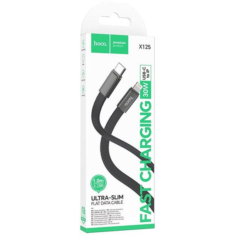 Дата кабель Hoco X125 Exceso Type-C to Lightning 30W (1m) - Зображення 2