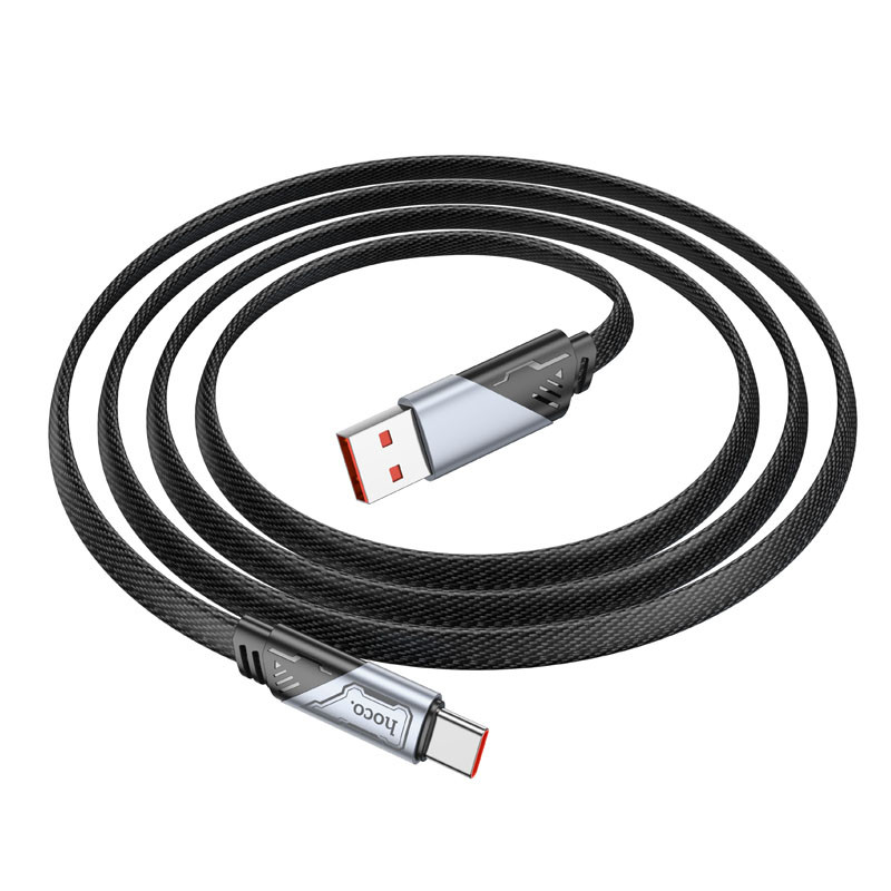 Дата кабель Hoco U119 Machine charging data USB to Type-C 5A (1.2m) - Зображення 3