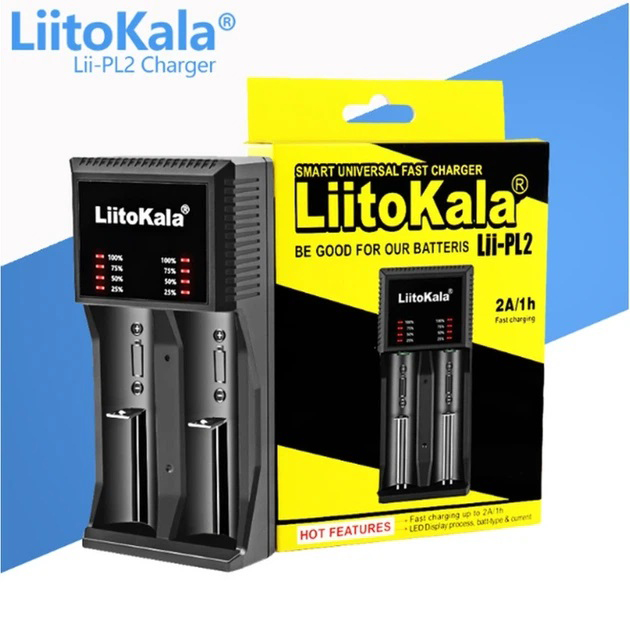 Універсальний зарядний пристрій LiitoKala Lii-PL2 EU на 2 канали - Зображення 3