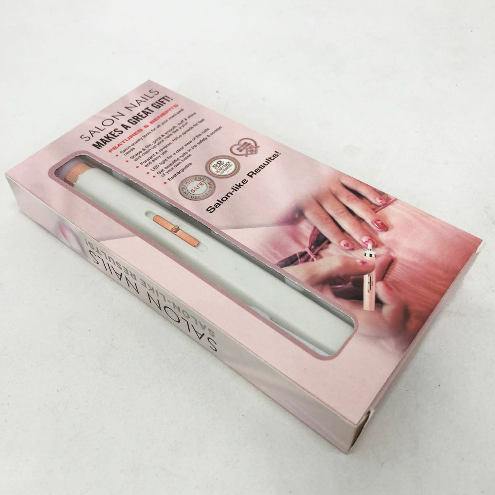 Фрезер для манікюру та педикюру Flawless Salon Nails, фрезер ручний для манікюру Pink - Зображення 6