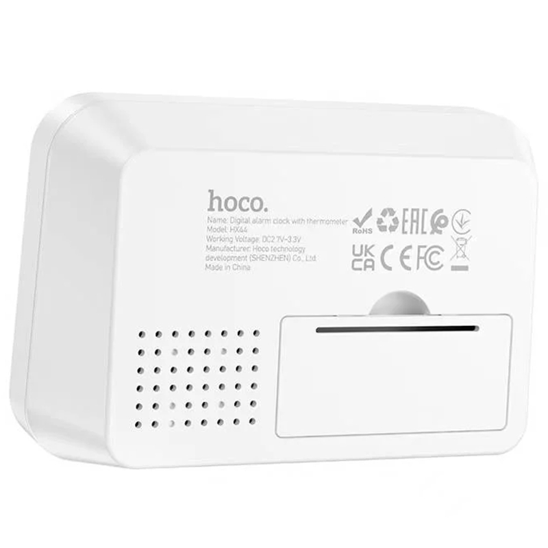 Електронний термогігрометр + годинник Hoco HX44 Indoor - Зображення 2
