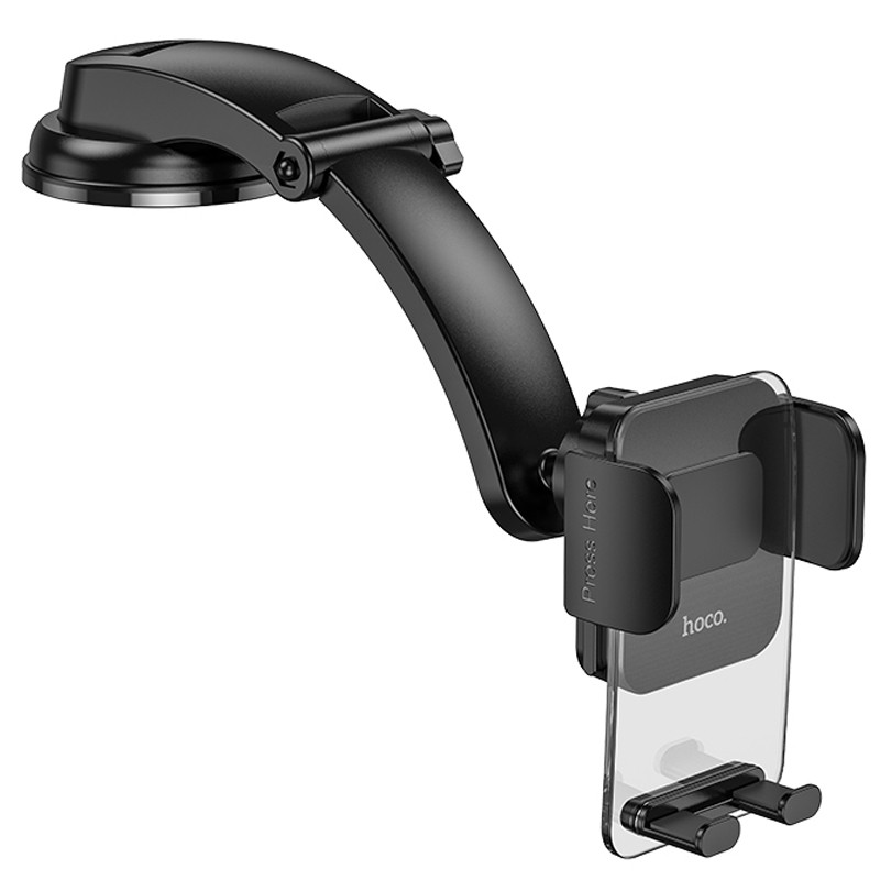 Автотримач Hoco CA118 Delicate press type (center console) - Зображення 4