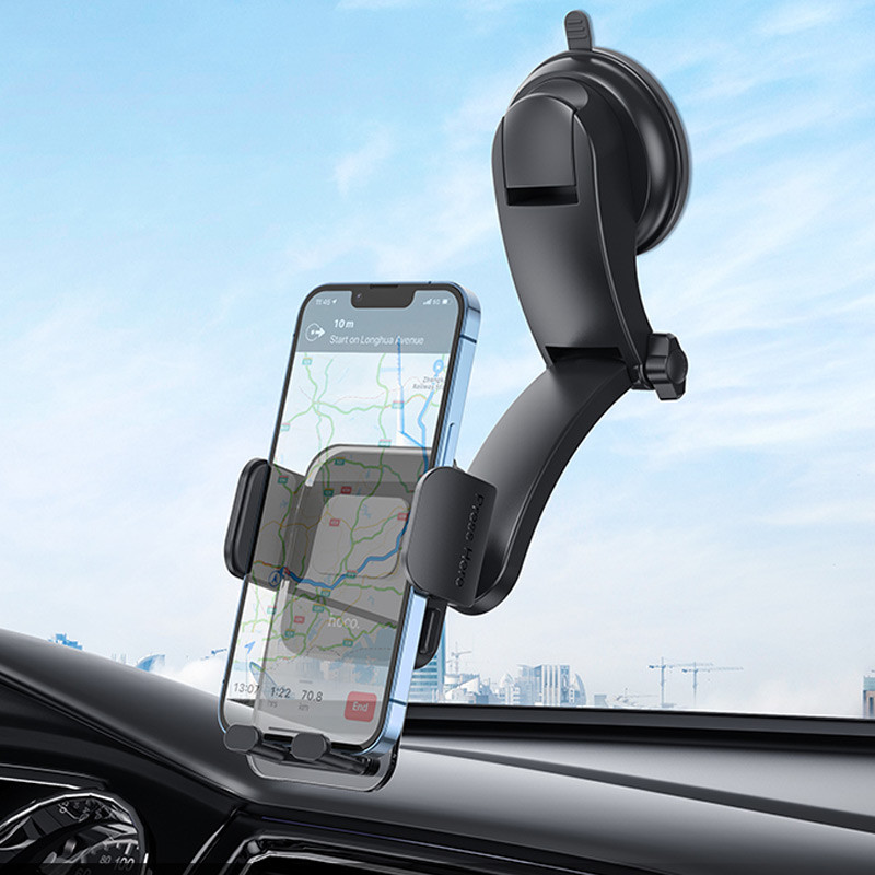 Автотримач Hoco CA118 Delicate press type (center console) - Зображення 6
